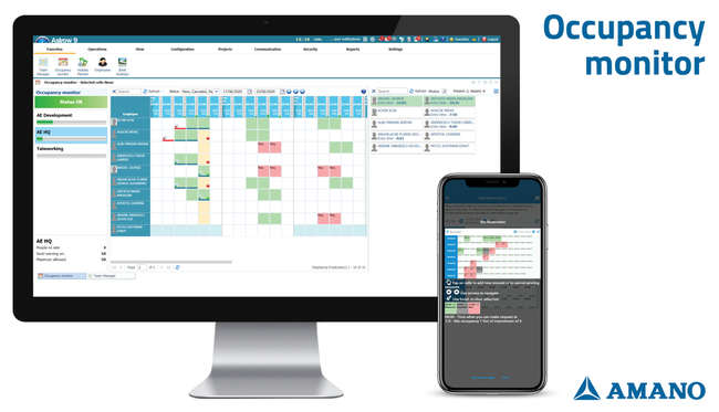 How to keep track in real-time of the occupancy level within the company?